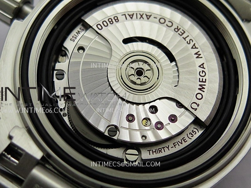 Planet Ocean 39.5mm Black Ceramic Bezel SS V4 VSF 1:1 Best Edition Black Dial On SS Bracelet Super Clone Asian 8800